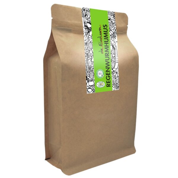 Regenwurmhumus da Erdwurm 3mm Siebung, 10 Liter