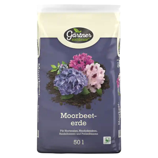 Moorbeeterde 50Liter - Gärtner Exklusiv