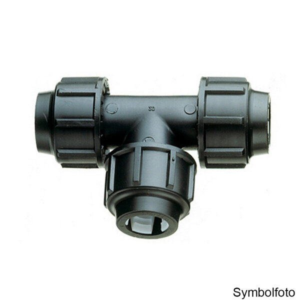 PE Rohr T-Verbinder 25-25-25