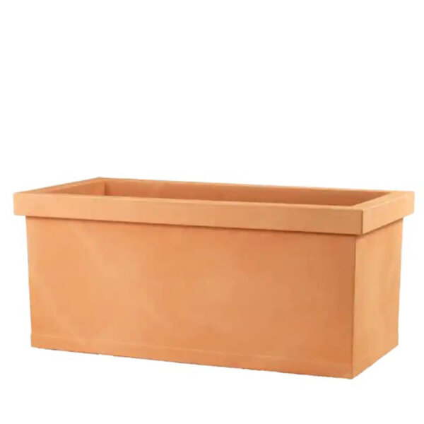 Trog Cassetta Liscia Classic 80cm terracotta