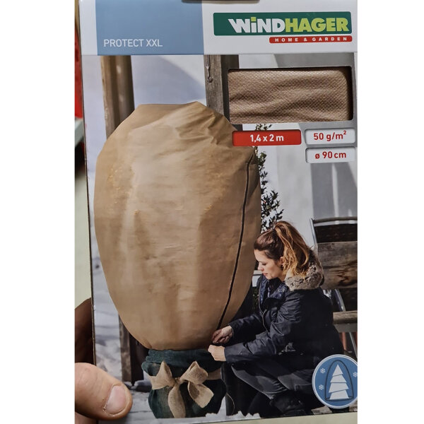 Winter-Vlieshaube Protect XXL 140x200cm beige