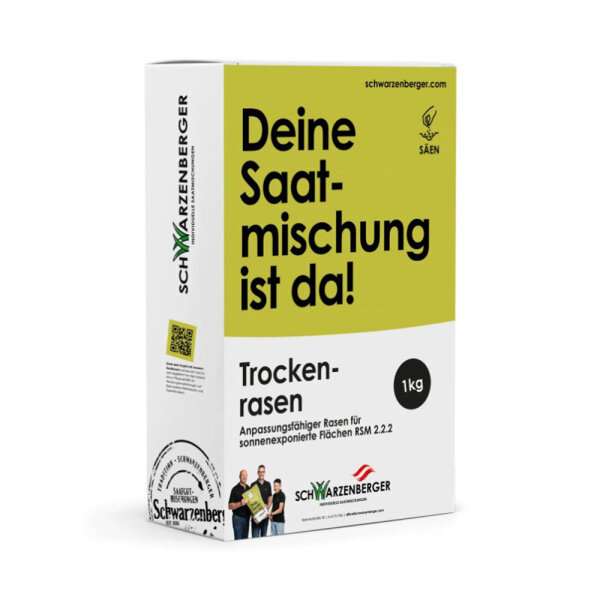 Anpassungsfähiger Trockenrasen für sonnige Rasenflächen 1kg