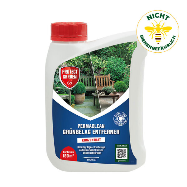 Permaclean Grünbelag Entferner 1l- gegen Algen und Grünbelege