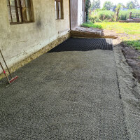 Rasengitter 500x500x40mm schwarz